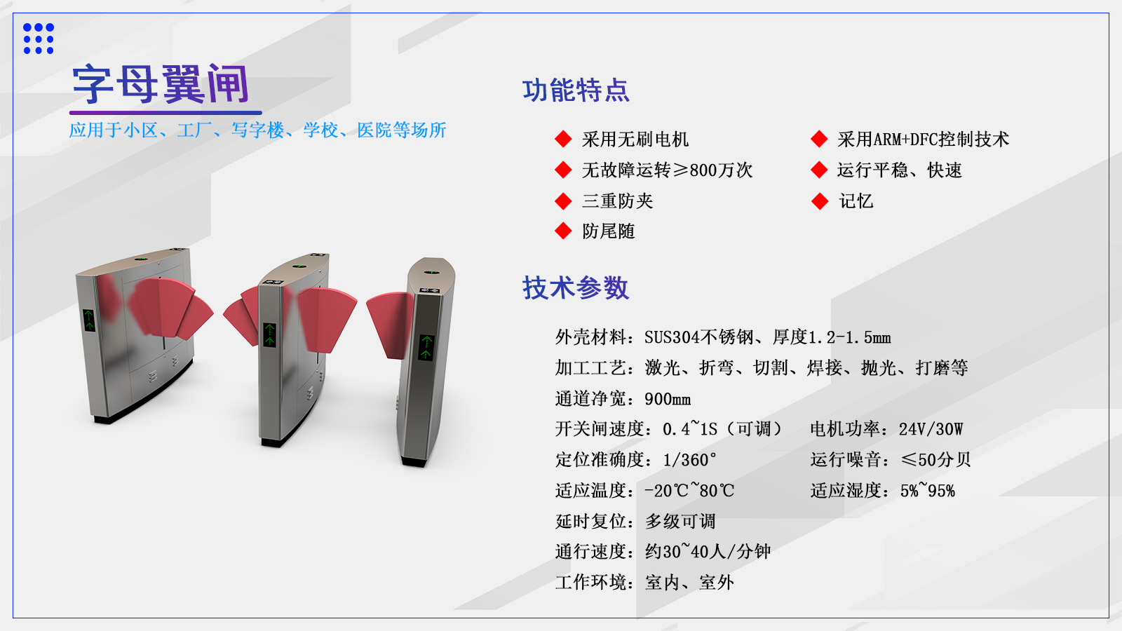 翼闸CXT-YW360H