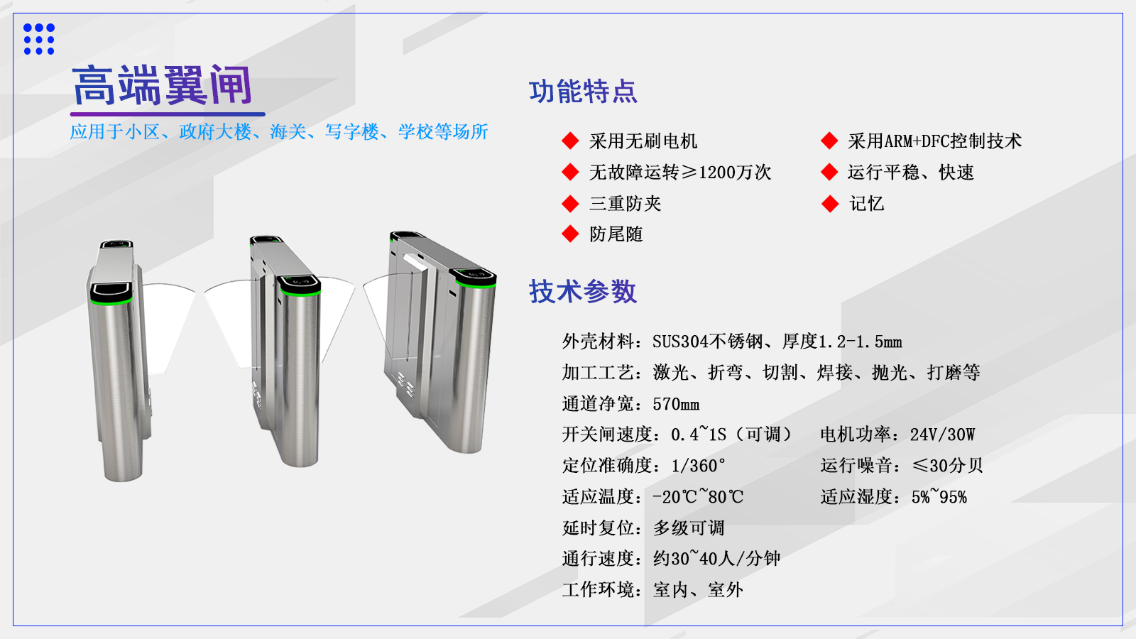 翼闸CXT-YW200
