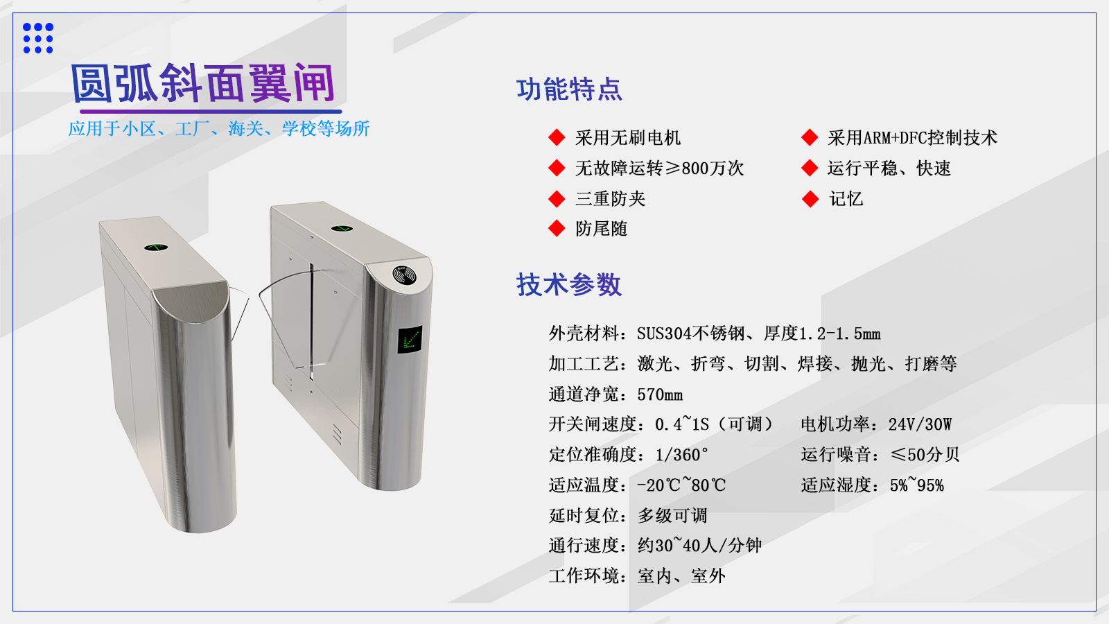 翼闸CXT-YW120YX