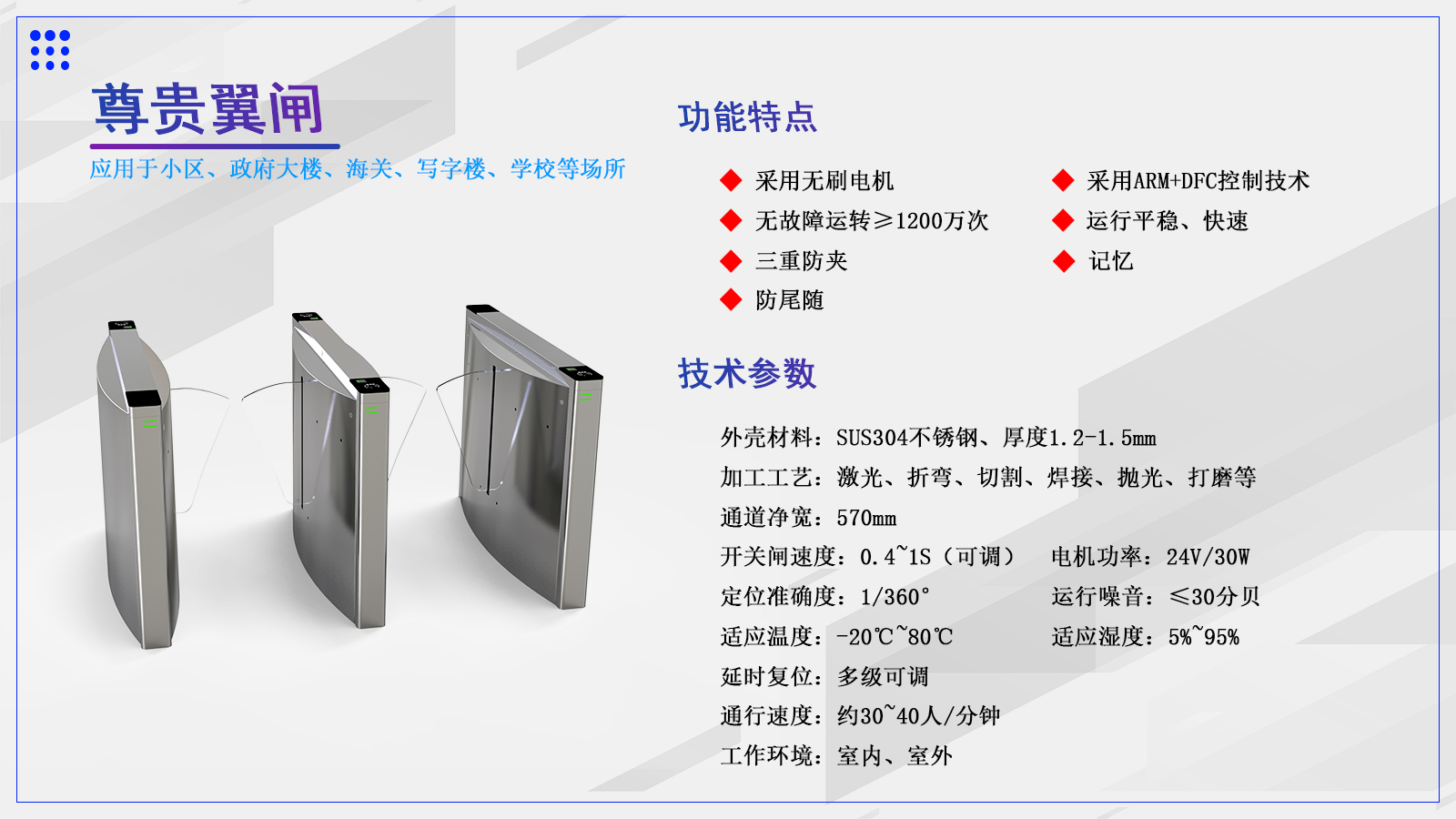 翼闸CXT-YW140C