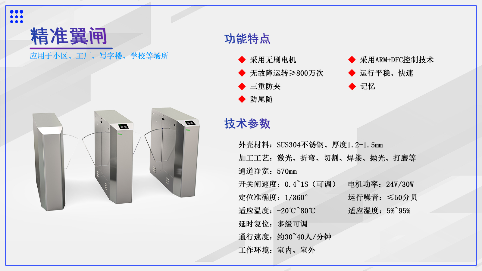 翼闸CXT-YW120