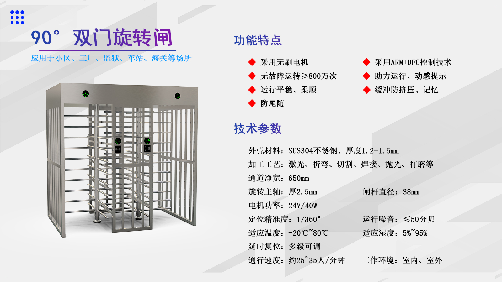 旋转闸CXT-C1702F-90